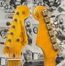 Fender Custom Shop -Limited Edition- 60th Anniversary 1954 Stratocaster Heavy Relic -2 Color Sunburst- 2014USED!!_5