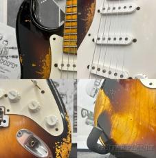 Fender Custom Shop -Limited Edition- 60th Anniversary 1954 Stratocaster Heavy Relic -2 Color Sunburst- 2014USED!!_8