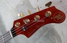 Valley Arts Custom Pro USA Bass / Brown Quilt TOP_3