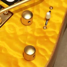 Charvel PRO MOD DK24 HH FR M Mahogany with Quilt Maple, Dark Amber_8