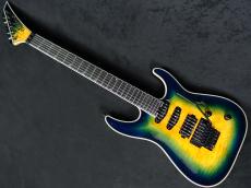 Jackson Pro Plus Series Soloist SLA3Q Amber Blue Burst_2