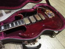 Gibson 1974 SG Custom Cherry Red Factory Bigsby_10