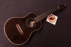 KIWAYA KPT-5JA Limited Edition All Jacaranda (Brazilian Rosewood) Shell Inlay Tenor #5653_9