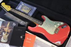 Fender Custom Shop Limited Edition 1963 Stratocaster Heavy Relic Aged Fiesta Red #CZ576062 【3.56kg/極上漆黒指板】