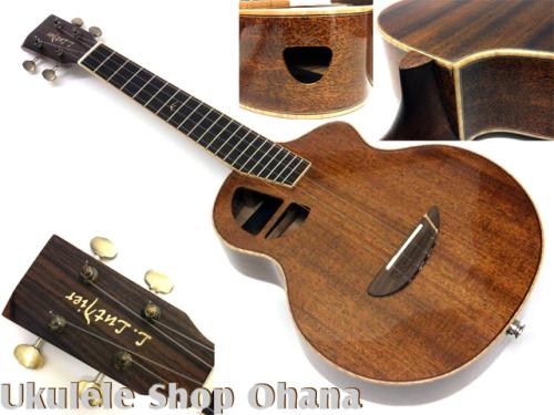 L.Luthier [Le Maho Tenor w/EQ] テナー カッタウェイ マホガニー単板 サイドホール/PU付