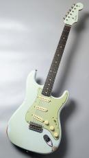 Fender Custom Shop 1960 Stratocaster Relic Painted Headcap -Aged Sonic Blue- 【3.58】_2