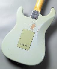 Fender Custom Shop 1960 Stratocaster Relic Painted Headcap -Aged Sonic Blue- 【3.58】_6