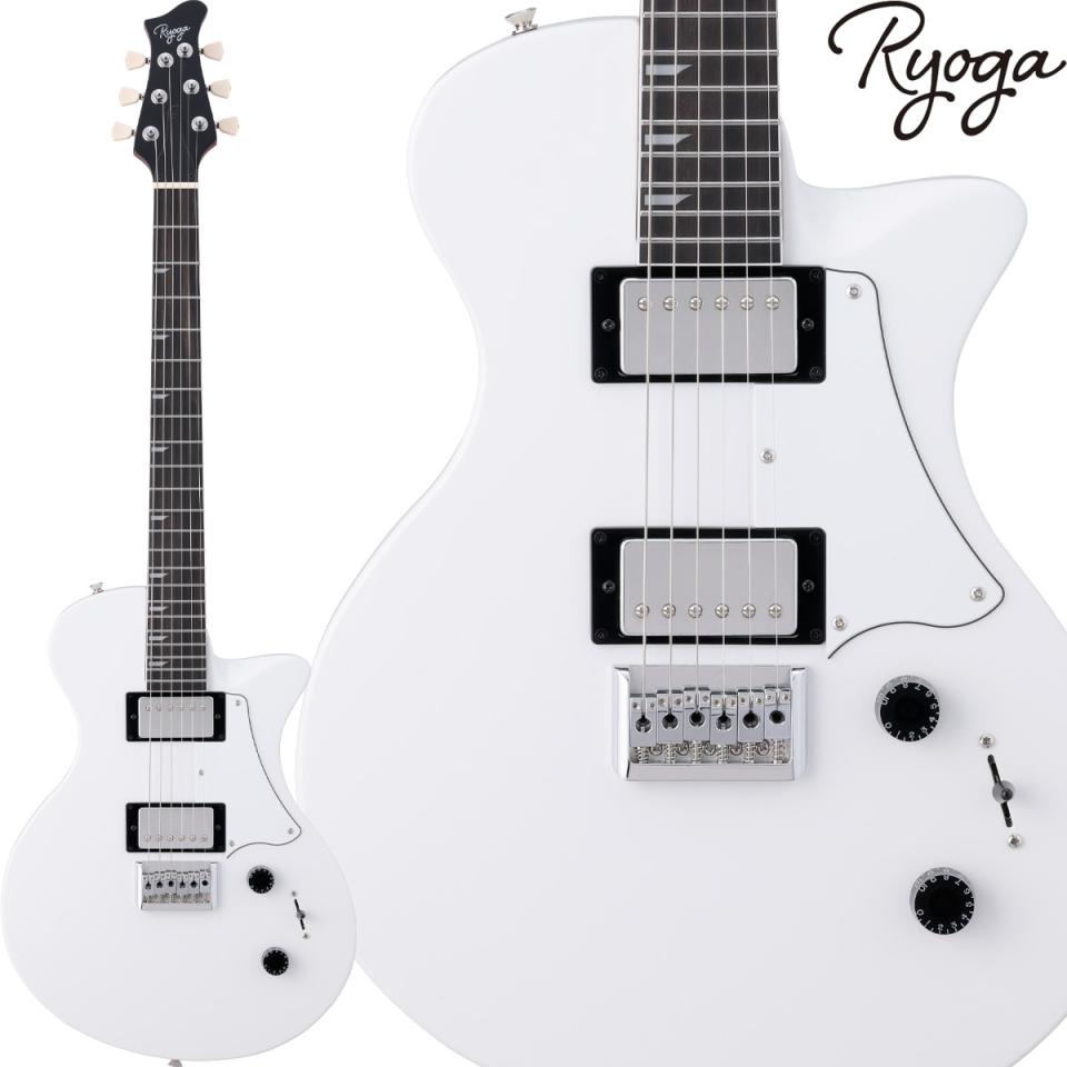 RYOGA HORNET White エレキギター ハムバッカー ベイクドメイプル