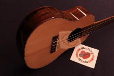 Alulu Cedar-top Jacaranda Tenor with Shell Inlay Ukulele #5658_4