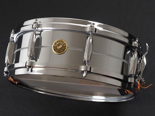 Gretsch G4160 USA Custom Chrome Over Brass Snare 14"x5" 2020年代製