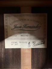 Juan Hernandez [ホアン・エルナンデス] 2012年製 Maestro S 松・ハカランダ(CSA)【日本総本店2F 在庫品】_10