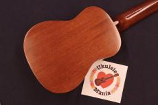T's MS-1 Solid Mahogany Soprano with Paua Shell Rosette and Dot Markers #5611_2