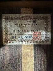 西野春平 (Nishino Shunpei) 1984年製 Type10 杉・ローズウッド 【日本総本店2F 在庫品】_10
