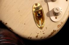 XOTiC XSC-2 Ash 5A Grade Flame Maple Neck Medium Aged ~Vintege Blonde~ #4185_3