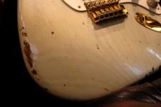 XOTiC XSC-2 Ash 5A Grade Flame Maple Neck Medium Aged ~Vintege Blonde~ #4185_5