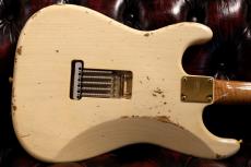 XOTiC XSC-2 Ash 5A Grade Flame Maple Neck Medium Aged ~Vintege Blonde~ #4185_10