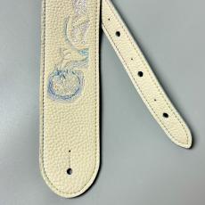 Grande uomo 群クラゲ刺繍ストラップ WH 【もちもちレザー】【牛革ストラップ】_9