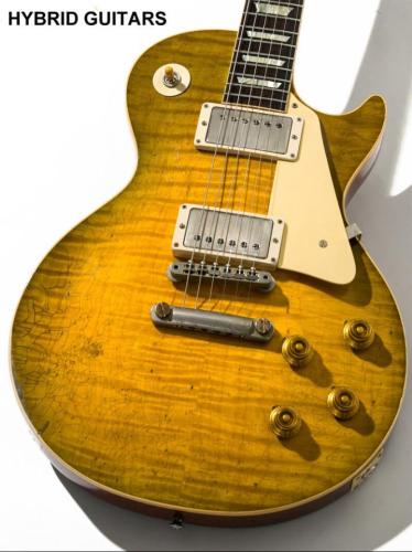 Gibson Custom Shop Murphy Lab 1959 Les Paul Standard Heavy Aged Green Lemon Fade 2023