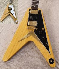 Gibson 1958 Korina Flying V Reissue "Black & White Pickguard" VOS s/n 83026【白PG付属】【G-CLUB TOKYO】