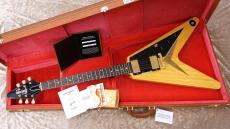 Gibson 1958 Korina Flying V Reissue "Black & White Pickguard" VOS s/n 83026【白PG付属】【G-CLUB TOKYO】_2