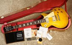 Gibson Japan Limited Run 1959 Les Paul Standard Reissue "Double Whites P.U" Green Lemon Fade s/n 95251_3