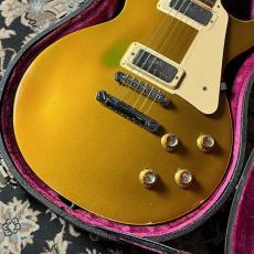 Gibson Les Paul Deluxe Gold Top (Dark Back) w/ W-Ring & Logo Mini-Humbacker 1972_3