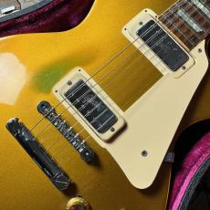 Gibson Les Paul Deluxe Gold Top (Dark Back) w/ W-Ring & Logo Mini-Humbacker 1972_4