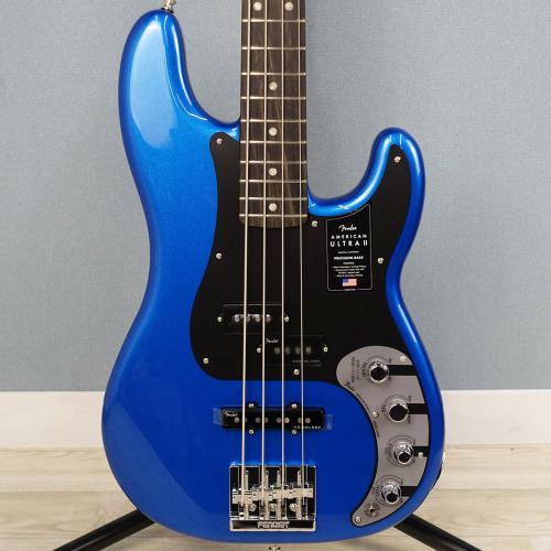 Fender American Ultra II Precision Bass EB Noble Blue【夏】
