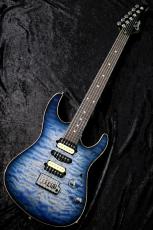 Suhr Custom Modern Carve Top "Faded Trans Whale Blue Burst" Gross  #87791【3.51kg/軽量】【試奏動画有り】_4