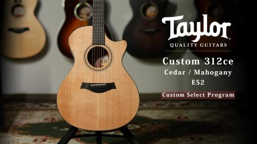 Taylor 【特注モデル】Custom 312ce Cedar / Mahogany - ES2【Taylor公認 リペアマン在籍店】