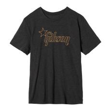 Gibson 【Gibson アパレル】Star Logo Tee (Charcoal) / Tシャツ【Mサイズ】