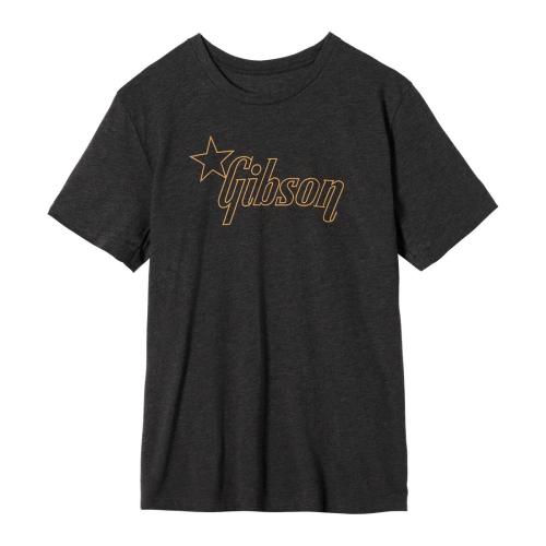 Gibson 【Gibson アパレル】Star Logo Tee (Charcoal) / Tシャツ【Mサイズ】