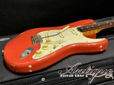 Fender Custom Shop TBC 1960 Stratocaster 1996-97 Fiesta Red /Relic & Real Aged w/Killer Figured Neck 3.38kg "Vince Cunetto Relic"_6