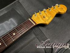 Fender Custom Shop TBC 1960 Stratocaster 1996-97 Fiesta Red /Relic & Real Aged w/Killer Figured Neck 3.38kg "Vince Cunetto Relic"_11