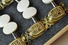 Miller #203 Tuner brass/ivoroid buttons 【ペグ】_2