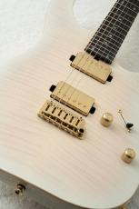 T's DST Pro 24 5A Flame Maple -White Blonde Burst / White Blonde w/Gold Filler-_4