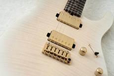T's DST Pro 24 5A Flame Maple -White Blonde Burst / White Blonde w/Gold Filler-_6