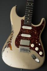 TOM ANDERSON Icon Classic Distress Double Decker -Shoreline Gold Over 3 Color Burst-_3