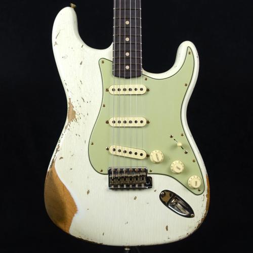 Fender Custom Shop 2025 Collection 1962 Stratocaster Heavy Relic Aged Olympic White