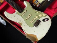 Fender Custom Shop 2025 Collection 1962 Stratocaster Heavy Relic Aged Olympic White_3