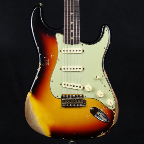 Fender Custom Shop 2025 Collection 1962 Stratocaster Heavy Relic Aged 3-Color Sunburst