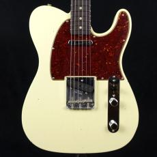Fender Custom Shop 2025 Collection 1963 Telecaster Journeyman Relic Vintage White Matching Head
