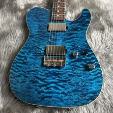 TOM ANDERSON Top T Quilted Maple Bora Bora Blue with Binding Custom Order【極上キルトトップ】【現物画像】