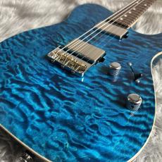 TOM ANDERSON Top T Quilted Maple Bora Bora Blue with Binding Custom Order【極上キルトトップ】【現物画像】_3