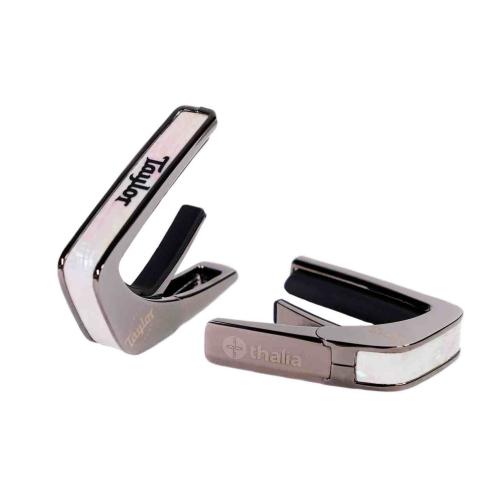Thalia Capo TAYLOR BLACK CHROME MOTHER OF PEARL LOGO