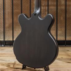 Victor Baker Guitars Model 35 Chambered Semi-hollow Black Smoke Sunburst Stain S/N:755_6