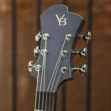 Victor Baker Guitars Model 35 Chambered Semi-hollow Black Smoke Sunburst Stain S/N:755_9