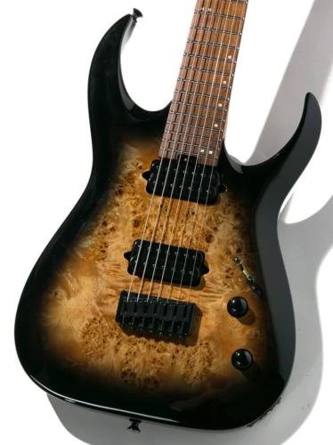 Jackson Pro Series Misha Mansoor Juggernaut Ht7p Black Burst Burl 2020