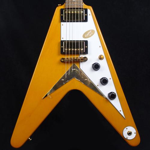 Epiphone Inspired by Gibson Custom 1958 Korina Flying V Aged Natural ★盛夏SALE☆