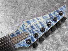 Koca Guitars Custom Order Light DC Carved 5A Quilt Maple Top/Ash 1P Back/Rosewood Neck/Ebony FB/Blue Burst_8